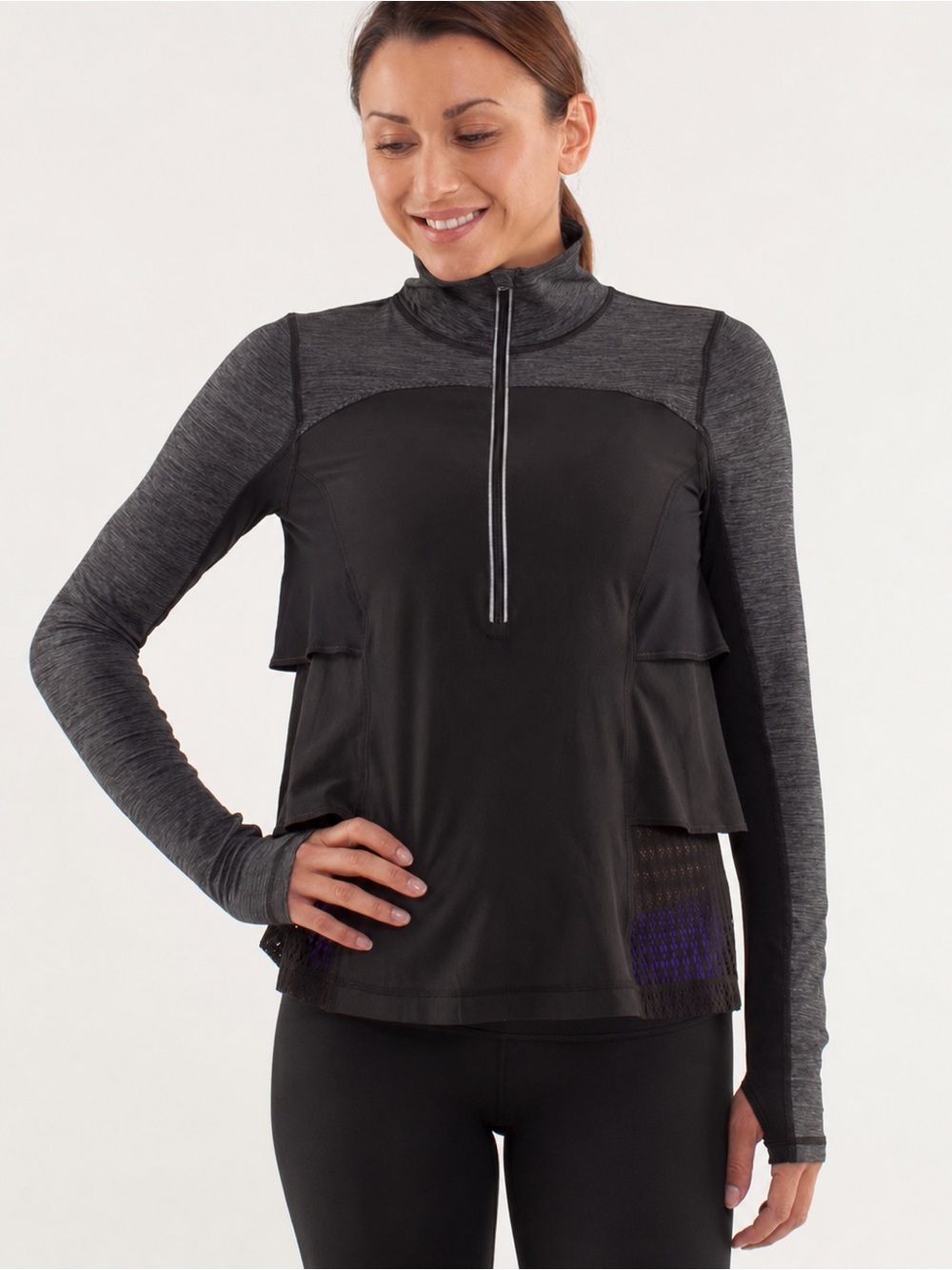 Lululemon Sz 12 Sun Runner Hybrid Pullover